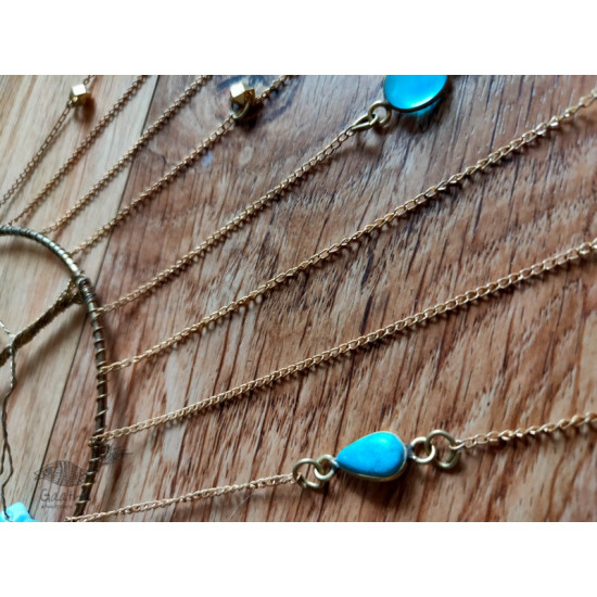 shop handmade stone and metal dream catcher - hangings