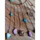 shop handmade stone and metal dream catcher - hangings