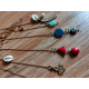 shop handmade stone and metal dream catcher - hangings