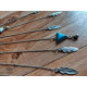 shop handmade stone and metal dream catcher - hangings