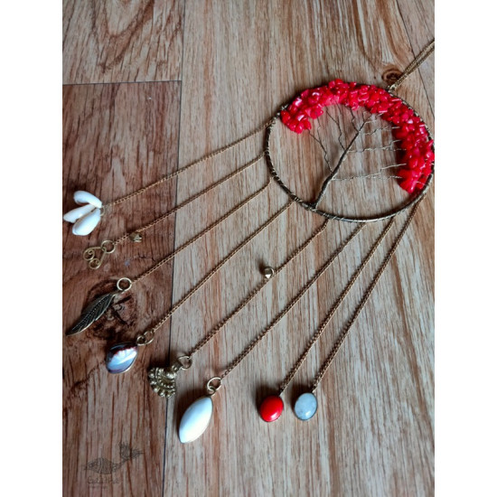 shop handmade stone and metal dream catcher - hangings