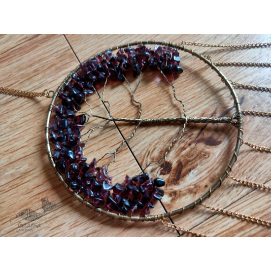 shop handmade stone and metal dream catcher - hangings