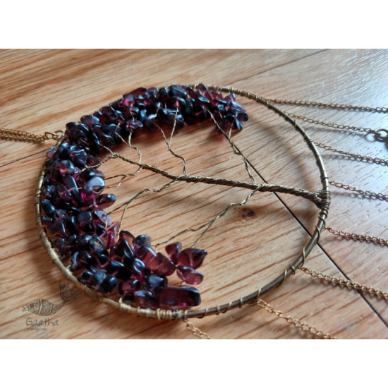 shop handmade stone and metal dream catcher - hangings