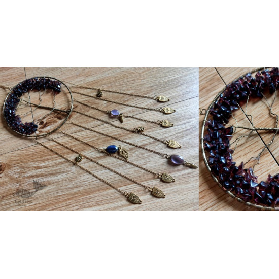 shop handmade stone and metal dream catcher - hangings