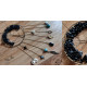 shop handmade stone and metal dream catcher - hangings