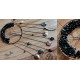 shop handmade stone and metal dream catcher - hangings