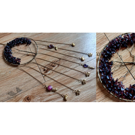 shop handmade stone and metal dream catcher - hangings