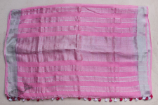 Tulsi . तुलसी ✽ Handloom Linen Saree ✽ 7