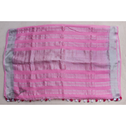 Tulsi . तुलसी ✽ Handloom Linen Saree ✽ 7