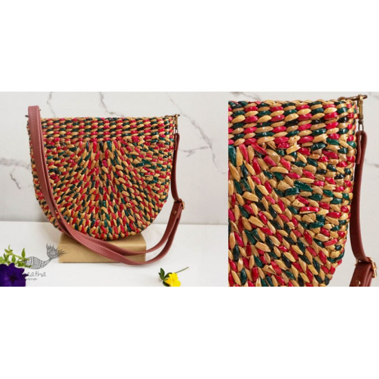 shop Water Hyacinth Bag - Boa Sling Bag