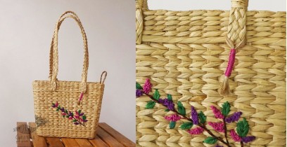 Kreo ~ Water Hyacinth Bag - Very Berry Bag