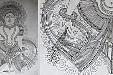Surpur Art - Painting of God Moon