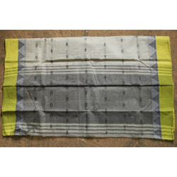 मलय ✽ Handloom Cotton Zari Saree With Buti ✽ 1