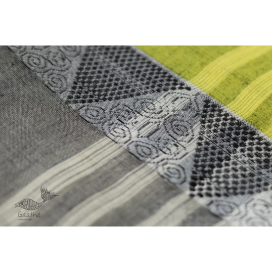 मलय ✽ Handloom Cotton Zari Saree With Buti ✽ 1