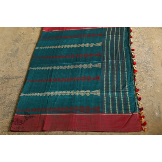 सूती ▦ Handloom Cotton Saree ~ 29