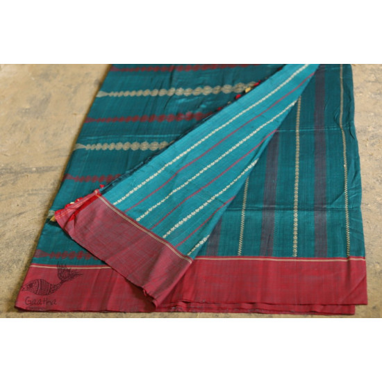 सूती ▦ Handloom Cotton Saree ~ 29