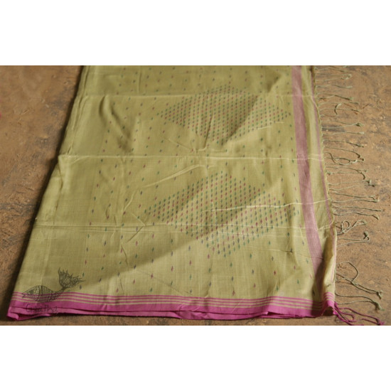 सूती ▦ Handloom Cotton Saree ~ 32