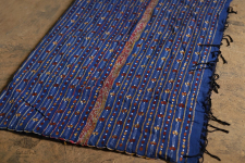 सूती ▦ Handloom Cotton Saree ~ Kantha work ~ 48