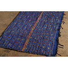 सूती ▦ Handloom Cotton Saree ~ Kantha work ~ 48