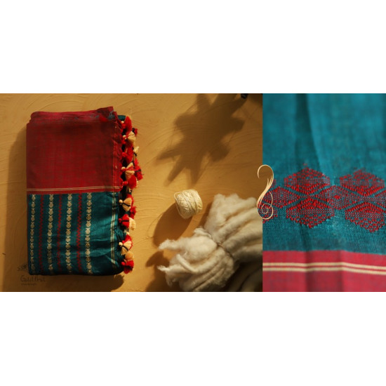 सूती ▦ Handloom Cotton Saree ~ 29