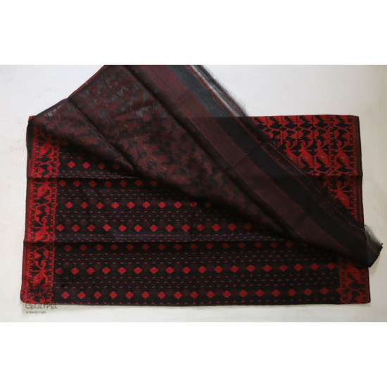 Indrani . इंद्राणी | Jacquard Hand loom ~ Dhakai Jamdani Saree ~ 9