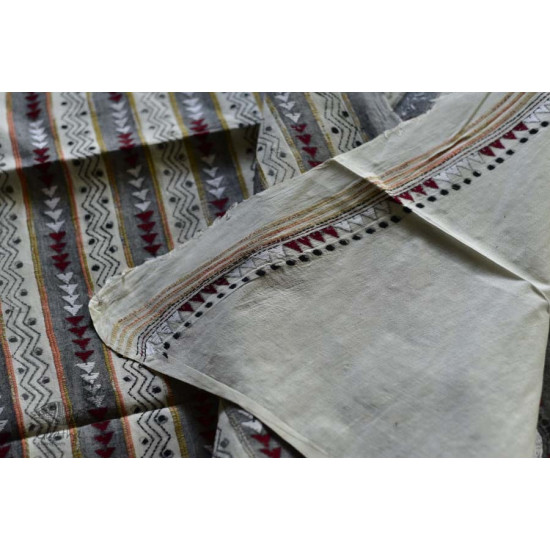 Indrani . इंद्राणी | Handloom Cotton Saree ~ Kantha work ~ 12