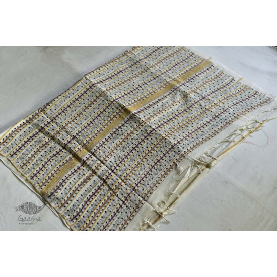 Indrani . इंद्राणी | Handloom Cotton Saree ~ Kantha work ~ 13