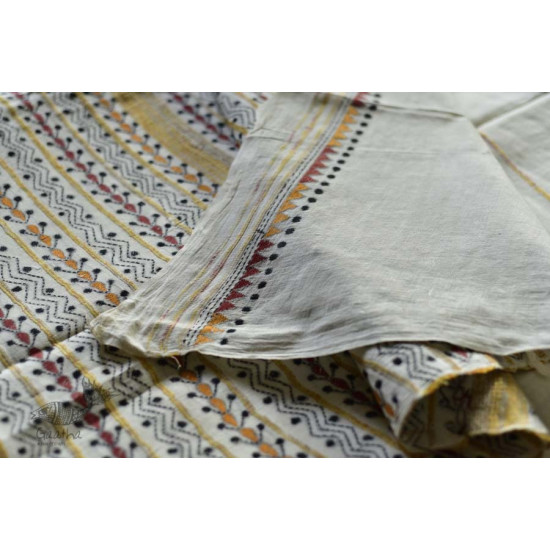 Indrani . इंद्राणी | Handloom Cotton Saree ~ Kantha work ~ 13