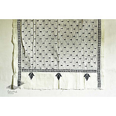 Indrani . इंद्राणी | Handloom Cotton Dupatta ~ Kantha work ~ 15