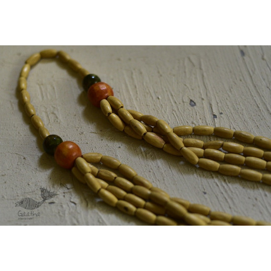 Indrani . इंद्राणी | Wooden Beads Necklace ~ 18