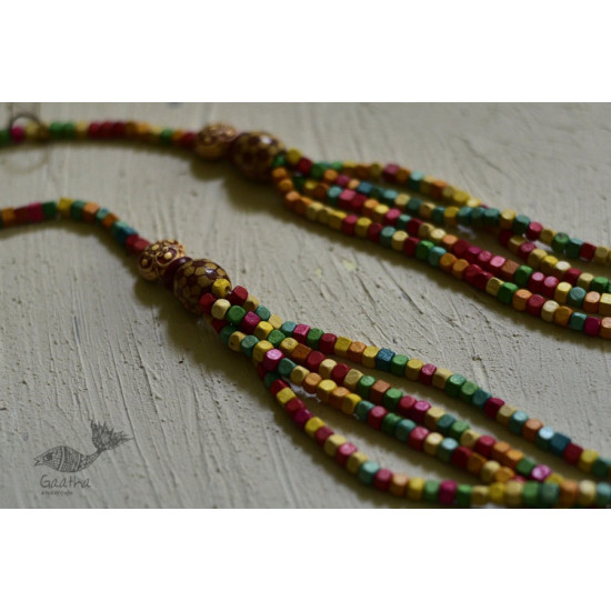 Indrani . इंद्राणी | Wooden Beads Necklace ~ 22