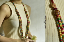 Indrani . इंद्राणी | Wooden Beads Necklace ~ 22