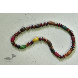 Indrani . इंद्राणी | Wooden Beads Necklace ~ 23