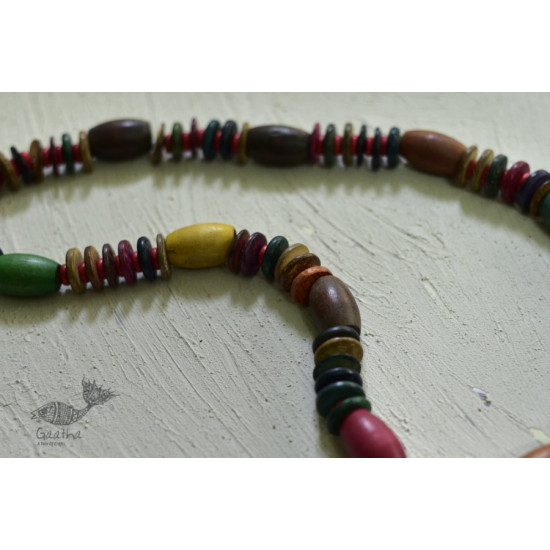 Indrani . इंद्राणी | Wooden Beads Necklace ~ 23