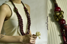 Indrani . इंद्राणी | Wooden Beads Necklace ~ 19