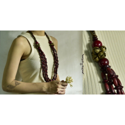 Indrani . इंद्राणी | Wooden Beads Necklace ~ 19