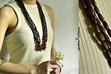 Indrani . इंद्राणी | Wooden Beads Necklace ~ 20