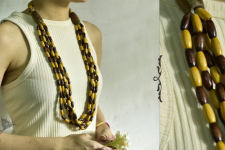 Indrani . इंद्राणी | Wooden Beads Necklace ~ 21