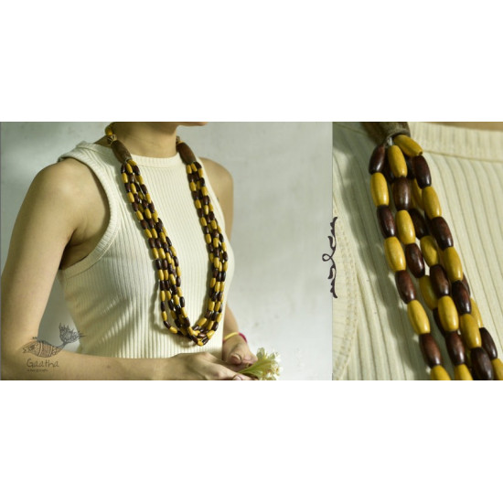 Indrani . इंद्राणी | Wooden Beads Necklace ~ 21