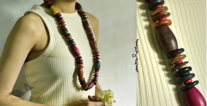 Indrani . इंद्राणी | Wooden Beads Necklace ~ 23
