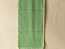 Mountain Loom ✜ Handloom Cotton Scarf - Light Green