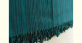 shop handloom woolen stole - Teal Blue Color