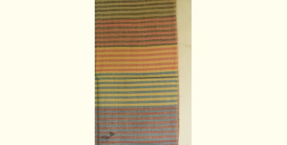 Kilmora  ✜ Handloom Woolen Striped Stole - Beige