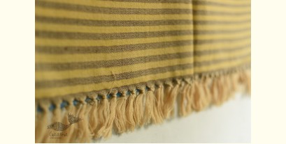 Kilmora  ✜ Handloom Woolen Striped Stole - Beige
