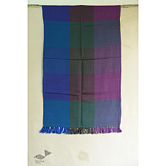 Kilmora  ✜ Handloom Woolen Stole - Blue