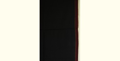 Kilmora  ✜ Handloom Woolen Striped Stole - Black
