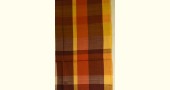 shop handloom wool stole - Brown Checks 
