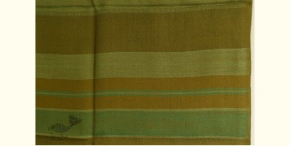 Kilmora  ✜ Handwoven Wool Stole - Leaf Green