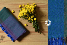 Kilmora  ✜ Handloom Woolen Stole - Blue