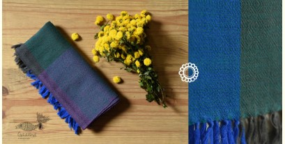 Kilmora  ✜ Handloom Woolen Stole - Blue